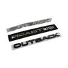 NRF1  21.5X1.8CM 3D ABS Car Styling Front Hood Badge Body Letters Emblem Stickers for Subaru Outback Logo Forester Legacy Accessories