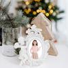 Cute Resin Angel Photography Frame Decorative Tabletop Photo Display Holder Elegant Angel-Themed Picture Frame for Home Office