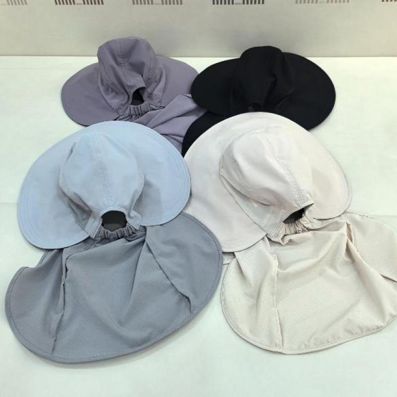 Women's Bucket Hat Summer Hats For Women Sun Protection Outdoor Fishing Hat Mask Neck Sunshade Anti UV Fisherman Cap Foldable