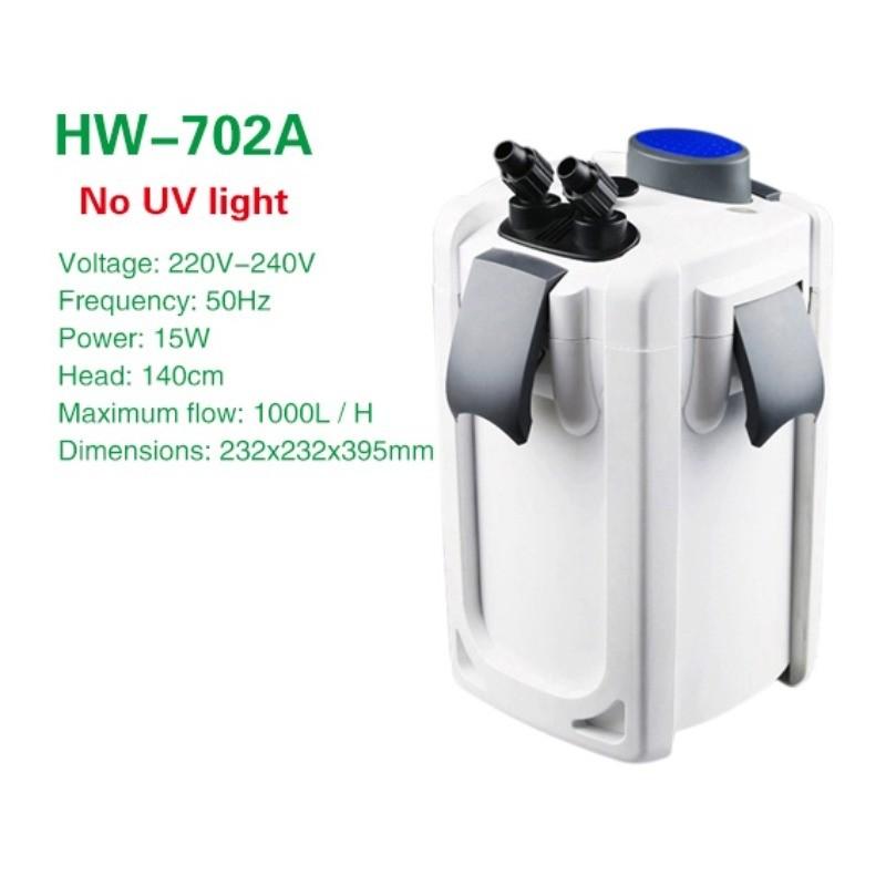 15W 30W 45W Aquarium Filter Ultra-quiet External Aquarium Filter Bucket UV Sterilizer Aquarium Lamp Canister Filter