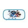 Astro Bot Themed Space Robot Double Layer Pen Pouch For Students And Young Creatives