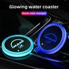 Car Luminous Water Coaster Anti-slip Mat Suitable for MAN TGX TGM TGS TGE Car Interior Induction Colorful Atmosphere Light