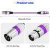 Xiatiaosann XLR-XLR Color Microphone Cable, 3-Pin XLR Male to Male Balanced Shielded Microphone Patch Cable for Amplifiers, Audio Sound Consoles