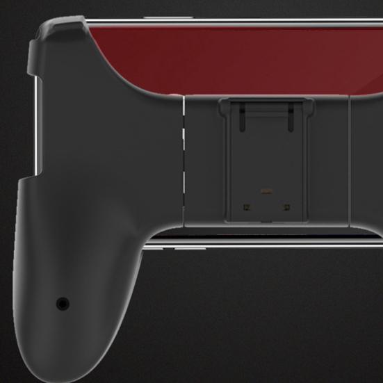 Mobile Phone Holder Non-slip Ergonomic Stretch Function Convenient Four-finger Linkage Bracket ABS Cell Phone Game Joystick Stand for Live Streaming