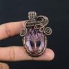 Tree Of Life Pink Kunzite Gemstone Pure Copper Wire Wrapped Handmade Jewelry Pendant For Her
