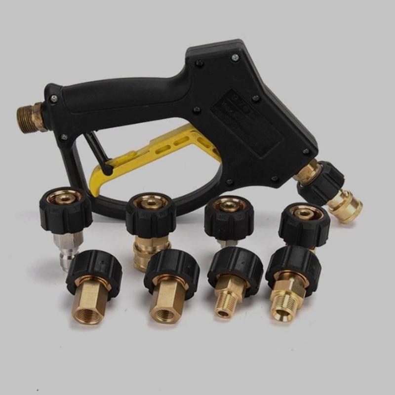 1Pcs Spray Sprinkler Quick Connector, Quick Release M22-14Mm/15Mm To 3/8 And 1/4 Inch Pressure Washer Adapter,