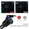 Double Port Extension Cable LED Indicator Panel Dashboard USB 3.0 Car Flush Mount Cable
