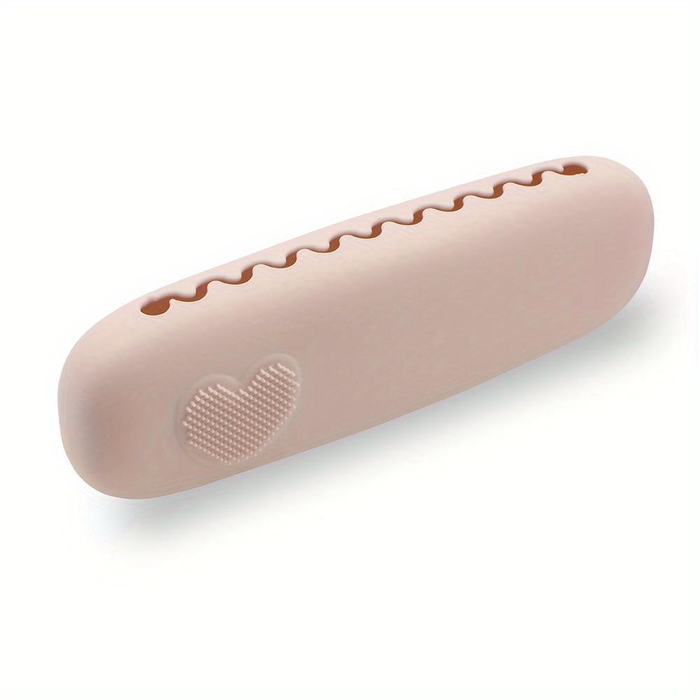 Silikonová cestovní kosmetická taška na make-up štětce Přenosný držák na kosmetické štětce na obličej Vodotěsný organizér Úložný nástroj na make-up štětce