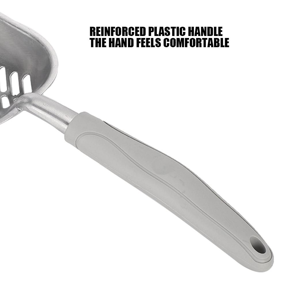 Pet Spatula Cat Litter Scoop Sifter   Shovel Ergonomic Handle Stainless Steel