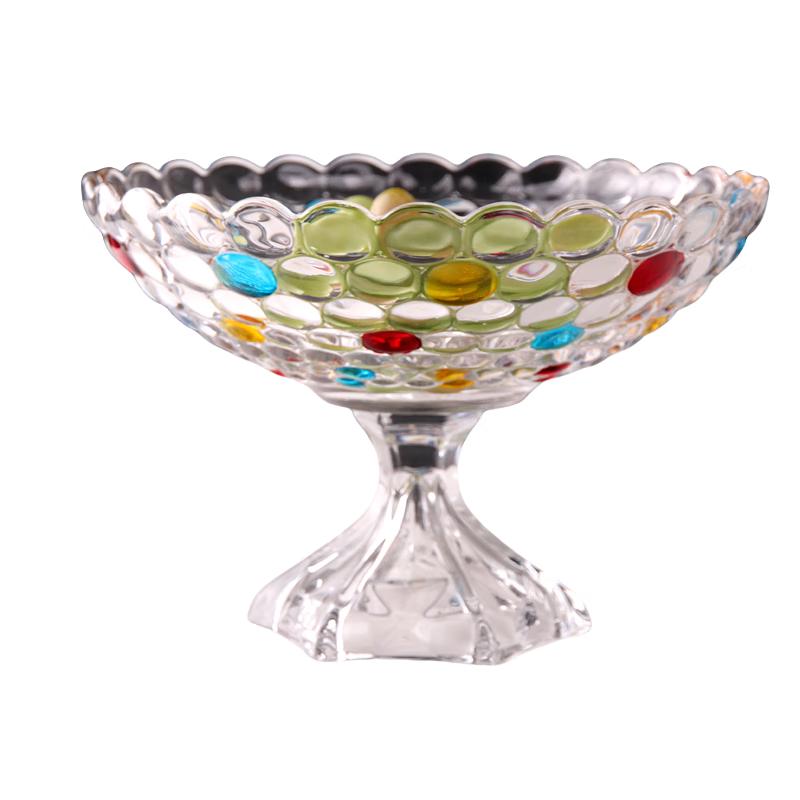 Flavinmci European Crystal Glass Fruit Plate