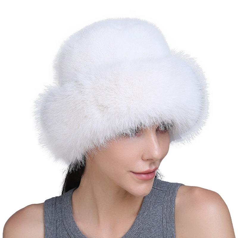 Women S Winter Plush Bucket Hat Ear Flap Warm Hat