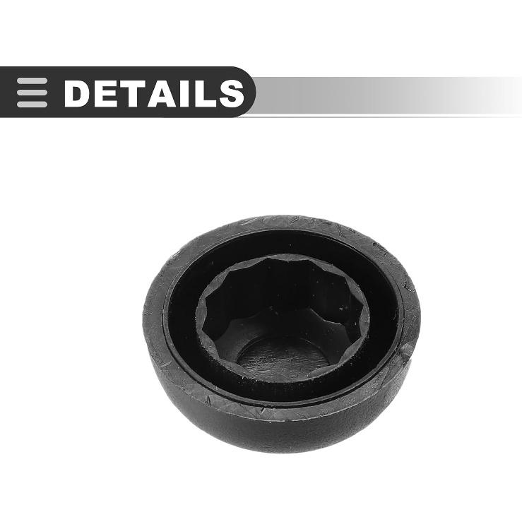 Motoforti Front Windshield Wiper Arm Nut Cover Cap, for Ford Edge 2007-2014, Plastic, NO.7T4Z17C526A, Black