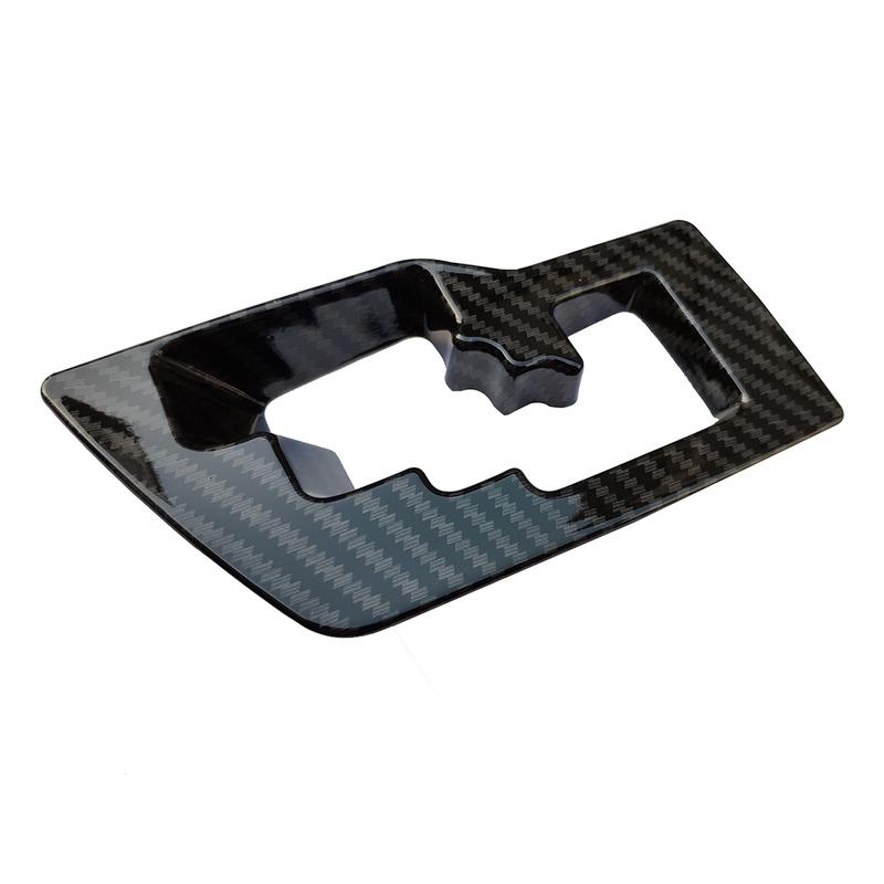 For Toyota RAV4 2016 2017 2018 Accessories ABS Carbon Fiber Color Gear Shift Panel Decorator Cover LEFT HAND SIDE