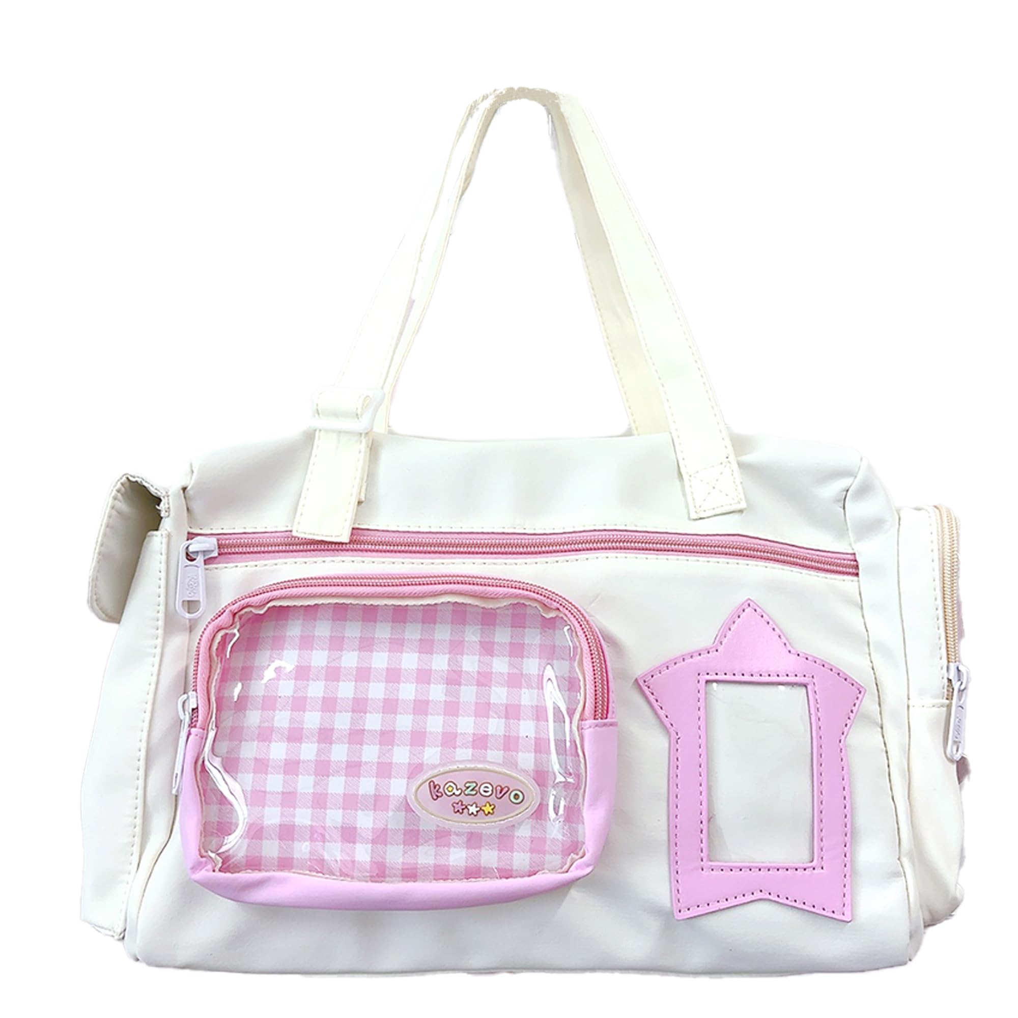 

Ita Travel Большая прозрачная плюшевая сумка для карточек белая G-Trigger, Вместимость, Взрослый, Сумка, Хранение, Прозрачный, [Б/у] белый