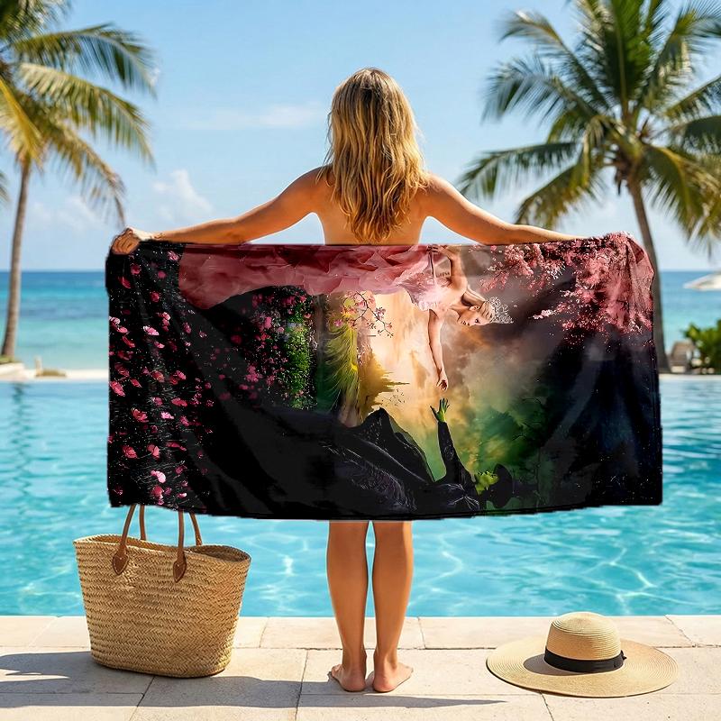 Fashion Beach Towel: Ideal for Summer Adventures Soft, Absorbent and Quick Drying Suitable for Swimming and Bathing