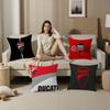 Ducati Motorcycle LOGO Printing Cushion Cover Inches Farmhouse Decor Home Throw Pillow Covers for Couch Decorations