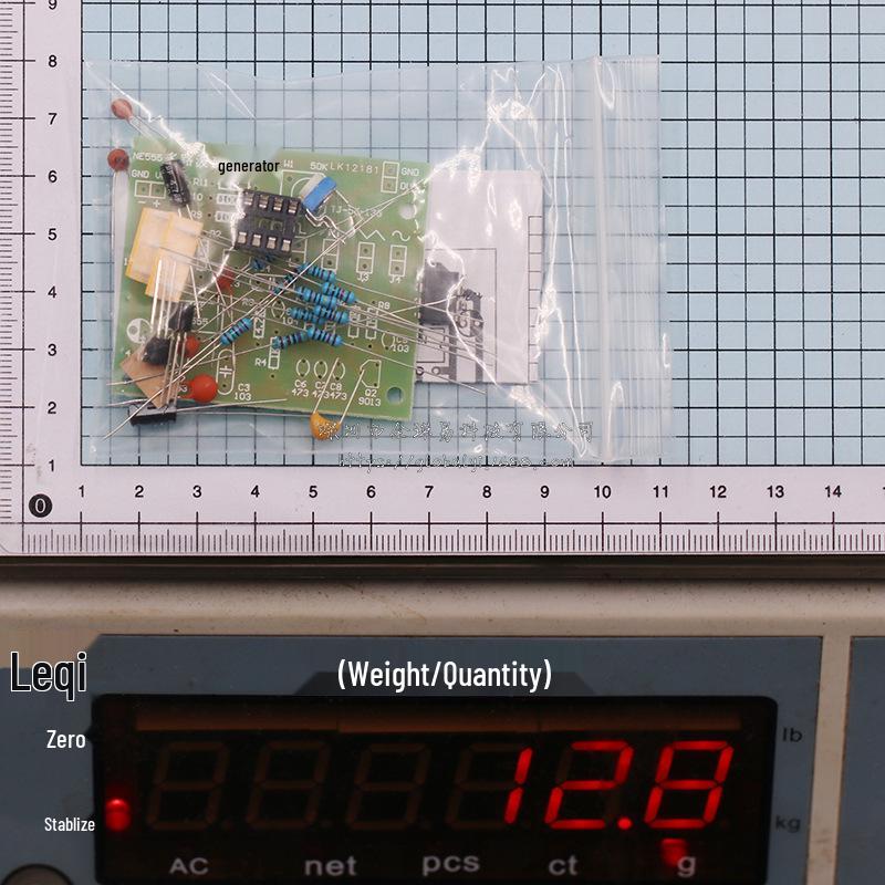 NE555 Waveform Generator Kit: Multi-Channel Square, Sawtooth, Triangle, and Sine Waves.