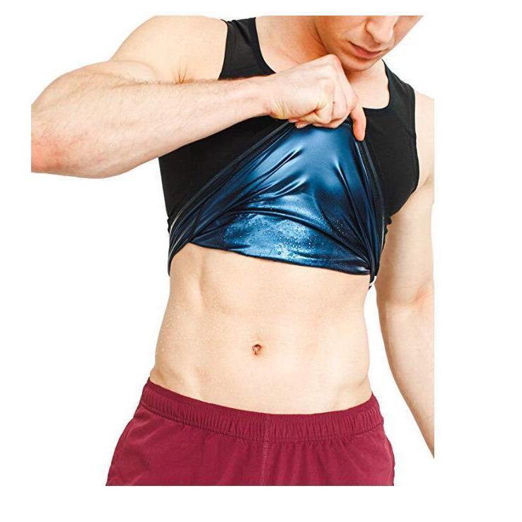 Unisex Body Shaper Sweat Vest - Tummy Control & Fat Burning for Running, Sports, and Yoga