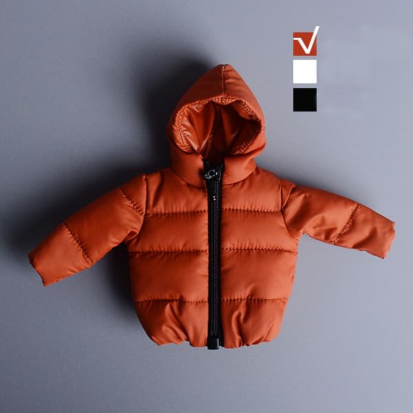 

1/12 scale down jacket, trendy windproof cold weather jacket (body, head, shoes, etc. not included)