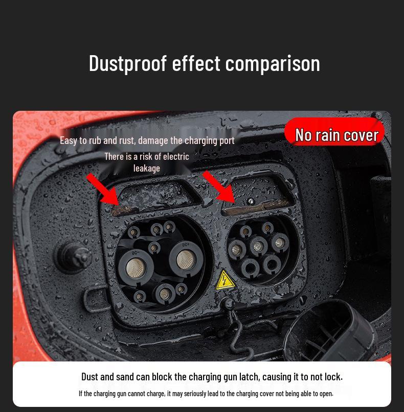 Waterproof Rainproof Cover for ICAR 03T Charging Gun, New Energy Vehicle Charging Protection