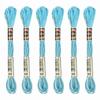 6 Skeins Embroidery Floss, Gradient Colors Polyester Embroidery Threads Bracelets String for Cross-Stitch Hand Embroidery