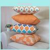 Modern Waterproof Cushion Cover Pillow Case With Invisible Zipper For Outdoor Decor
