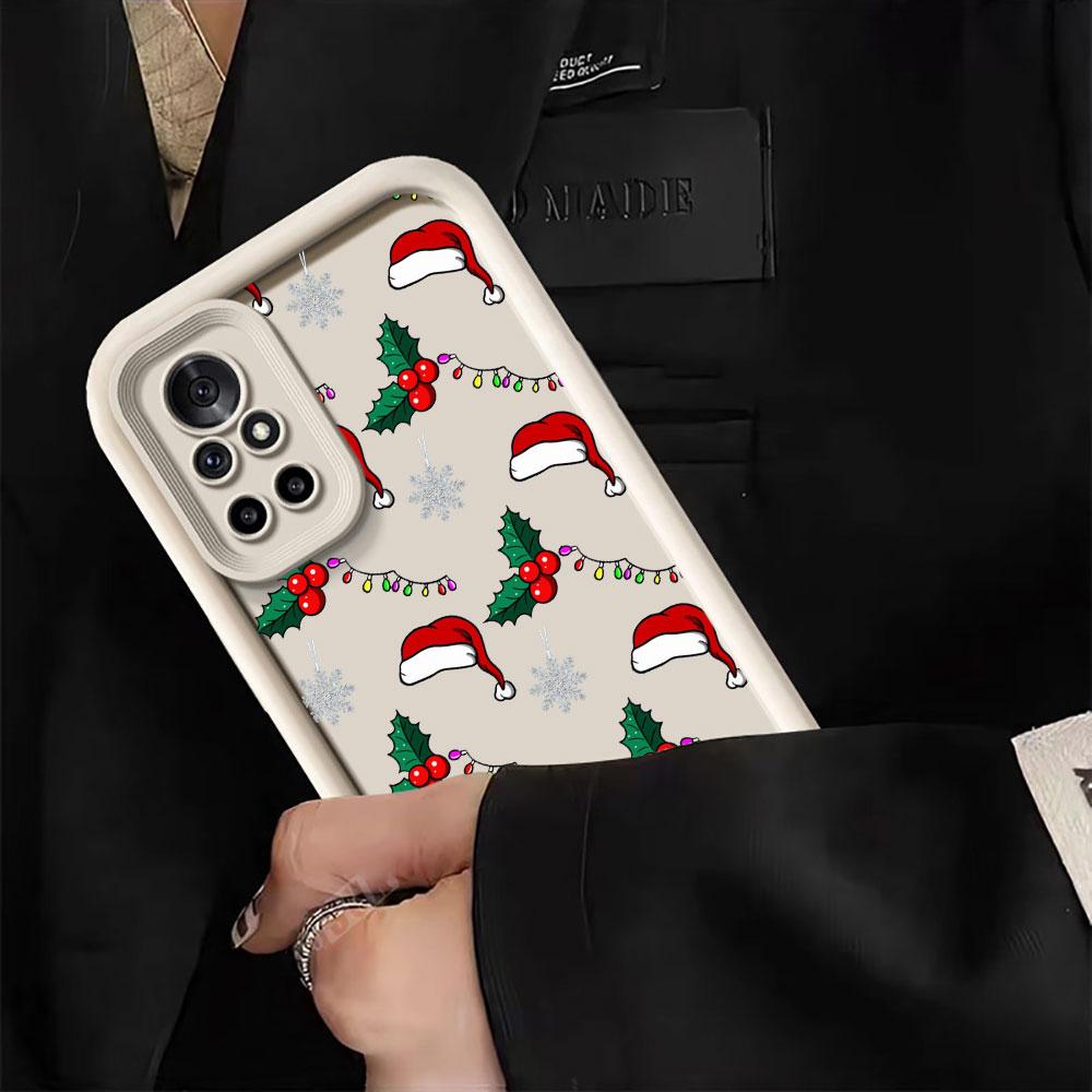 Phone Case For Redmi 15C 14C 13C 12C 15 Christmas Snowman Christmas Tree Cover For Redmi Note 9 10 11 12 13 14 Pro Plus 5G Coque