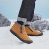 Warm Waterproof Non-Slip Winter Hiking Snow Boots with Extra Velvet for Outdoor Couples