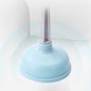 Toilet Plunger Rubber Plastic Strong Suction Efficient Toilet Drain Plunger for Bathroom