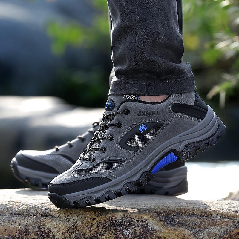 Casual Sneakers Men Low-top Comfortable Breathable Casual Running Shoes Men Thick-soled Anti-slip Air Mesh Outdoor Men Shoes