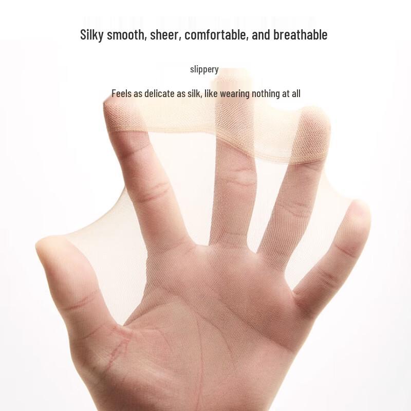 LANGSHA 5A Antibacterial Crystal Silk Socks