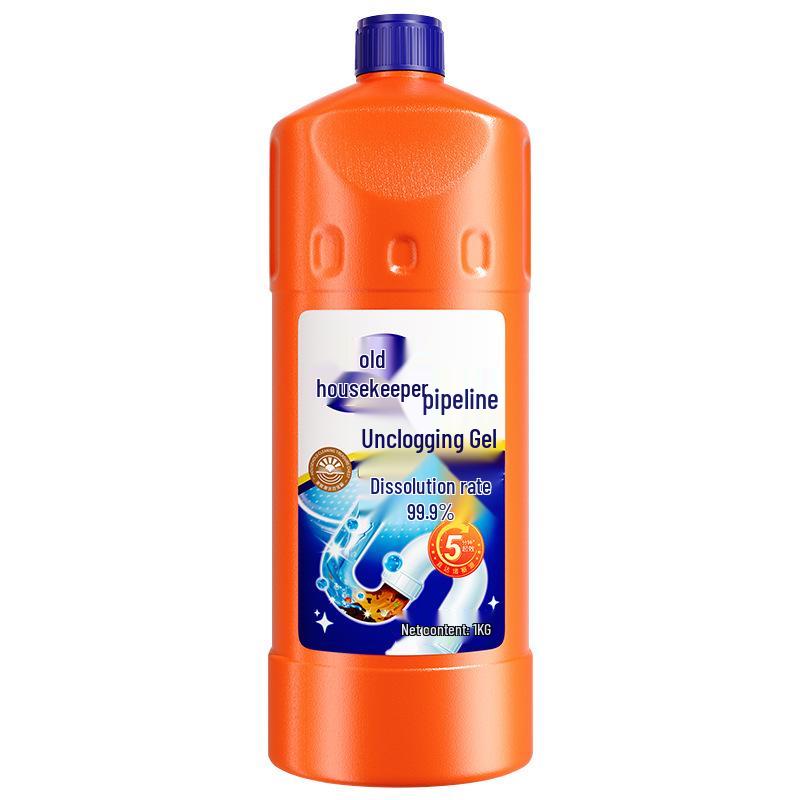 Old Butler 1kg Drain Cleaner: Dissolves Kitchen & Toilet Clogs, Deodorizes & Unclogs.