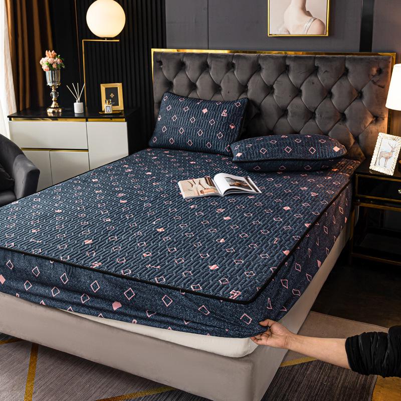 

Водонепроницаемая стеганая простыня на резинке и протектор матраса - Нескользящий, всеобъемлющий цельный чехол 200*220cm, 1.1kg