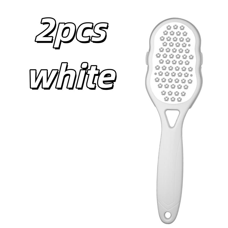 Xiaomi 2PCS Stainless Steel Foot File – Splash-Proof, Ergonomic Handle, Coarse/Fine Grit for Home Spa & Gift
