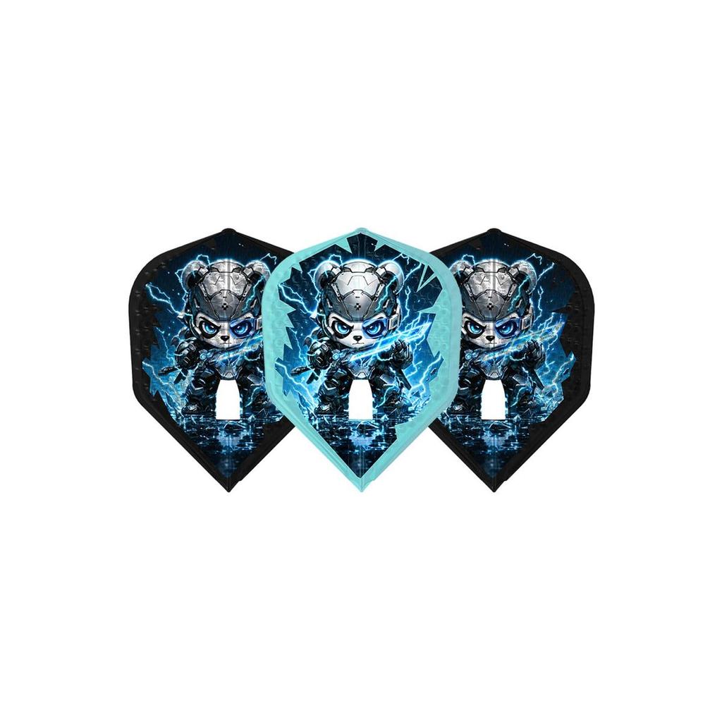 L-style L-Flight PRO Xiaochen Zong Model Ver.3 Dimple Shape MIX Dart Flights Premium Molded Flights