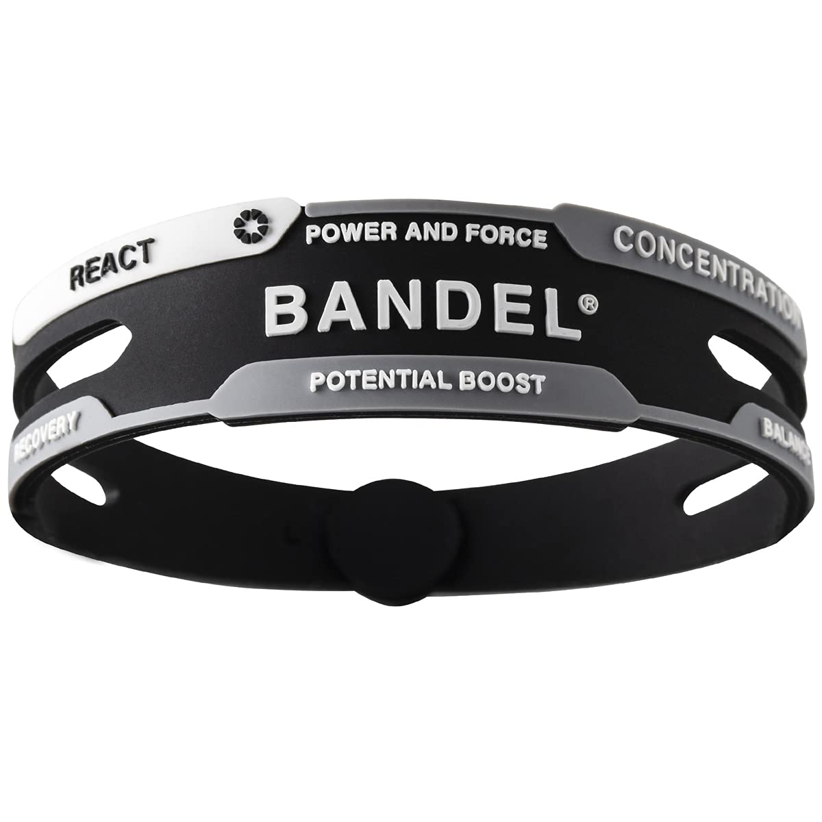 

BANDEL REACT Bracelet, Gift, M (17.5cm), Black/White