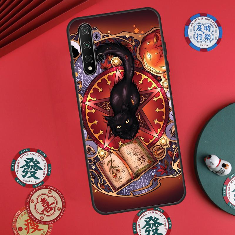Magic Cat The Witches For Huawei Nova 11 Pro 9 10 SE Y70 Y60 Y90 Y61 Y91 Y73 Y72 12s 12i 11i 8i P30 P40 Lite Case