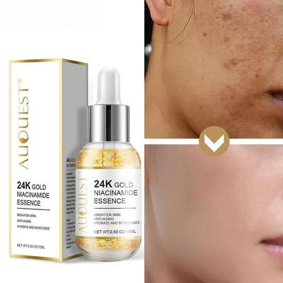 24k Gold Essence Gold Serum Tights Pores, Locks In Water And Moisturizes