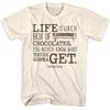 Forest Gump Movie Quote Life Is Like A Box Of Chocolates Men T Shirt