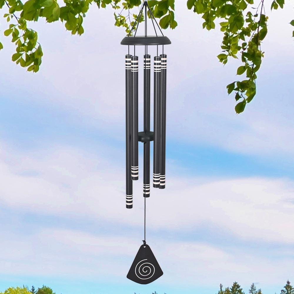 European and American Multi-layer Edge Top Cover Laser Carved Pipe Wind Chime Wind Chime Creative Home Creative Decoration Gift