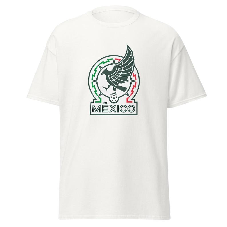 Mexico Soccer Eagle Crest T-Shirt | Fifa World Cup 2026 El Tri Football Tee S