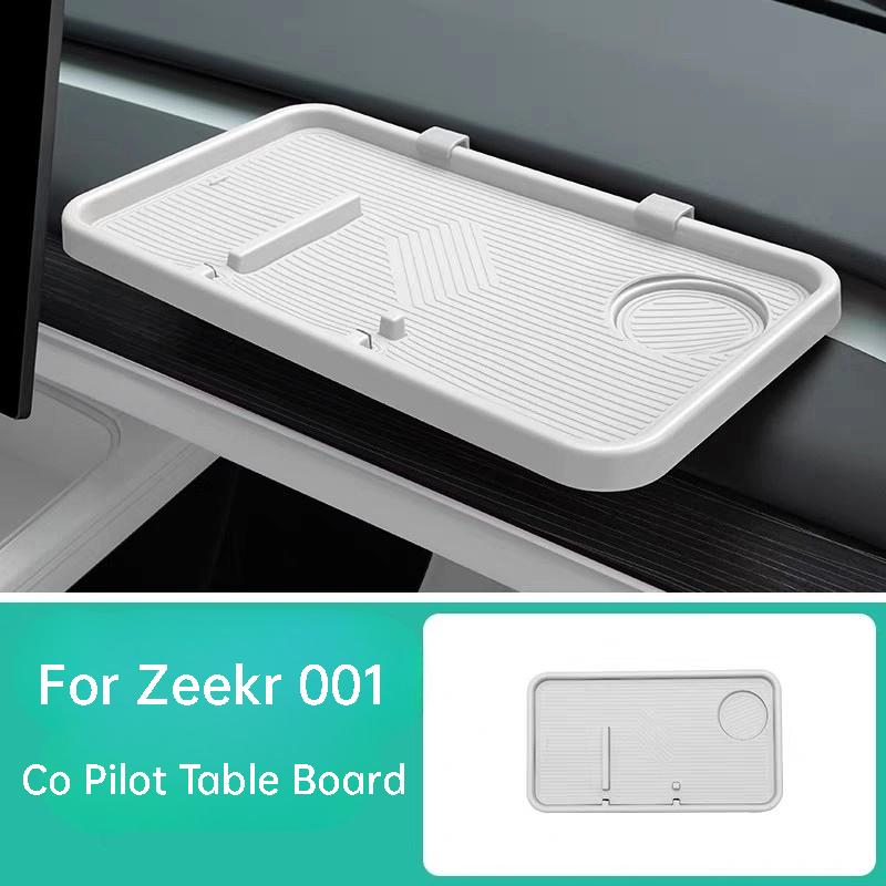 For Zeekr 001 X 007 21-25 Car Co Pilot Table Board Dashboard Cup Holder Storage Box Interior Organizer Accessories
