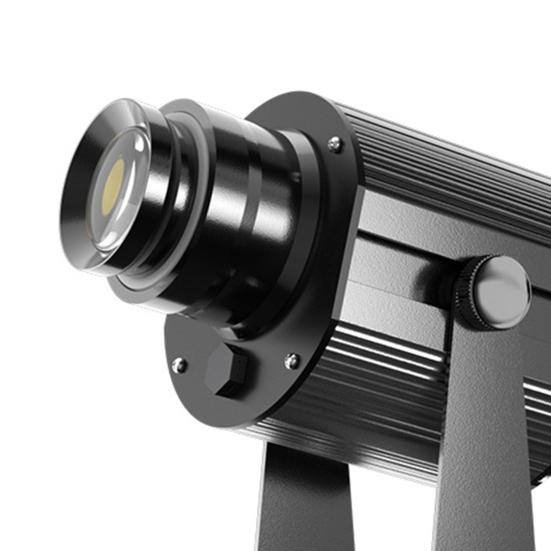 50W LED Logo GOBO Projector Light IP67 Waterproof Advertising Light with Remote Control Rotational Welcome Sign Projector for Business Store Bar Hotel