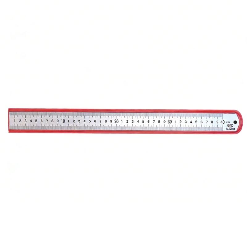Professional 304 Stainless Steel Measuring Ruler With Lasering Etched Marking For Engineering Accurate Measurements