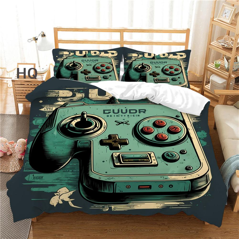 Trösterbezug-Set für Teenager, 3D-Spielekonsolen-Druck, Heimtextilien aus hochwertigem Polyester