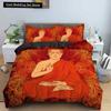 Set Letto Buddha Religione Indiana Buddismo Meditazione Mandala Copripiumino Sorriso Buddha Floreale Morbido Copripiumino Queen King Size