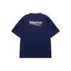 Drop Shoulder Sleeve T Shirt Women's Dark Blue Loose Fit 641655TIV521195