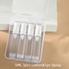 3/4Pcs Empty Vacuum Press Pump Bottles Refillable Cosmetic Container Lotion Pump Bottles  Travel
