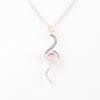 Pink Cat's Eye Gemstone 925 Sterling Silver Jewelry Handcrafted Designer Pendant PP-44-34