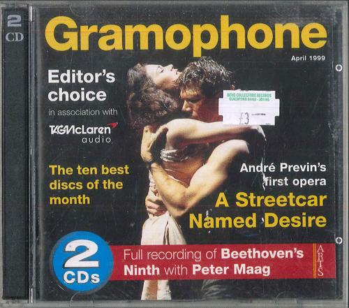 

CD VARIOUS Grammphone April 1999 Editors Ch GCD0499 GRAMOPHONE 1999 Europe Classical Used